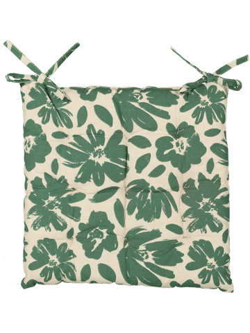 Dark Ivy Leaf Chair Pad