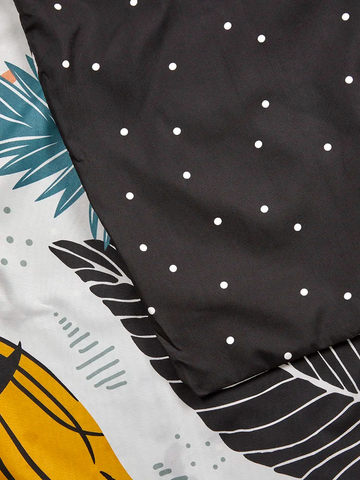 Double Bed Leaves Duvet Cover
