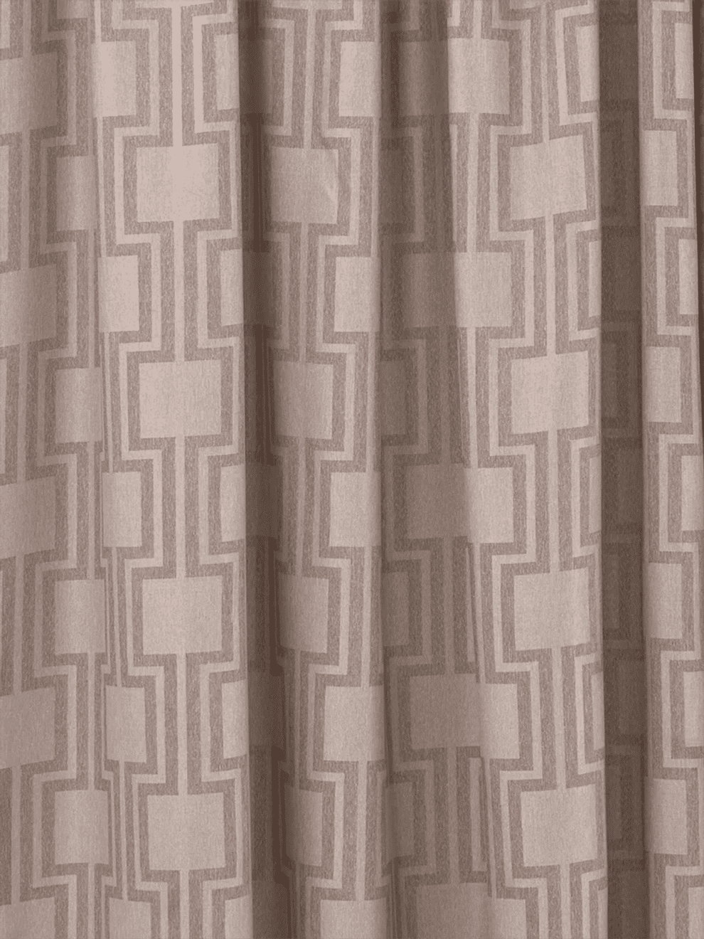 Brown Lined Curtain 140x218cm (2)