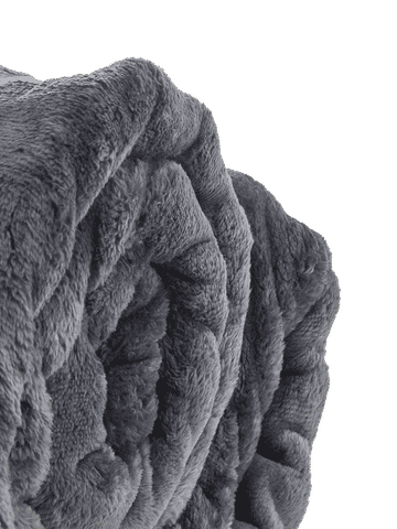 Double Butter Soft Grey Blanket 200x200cm