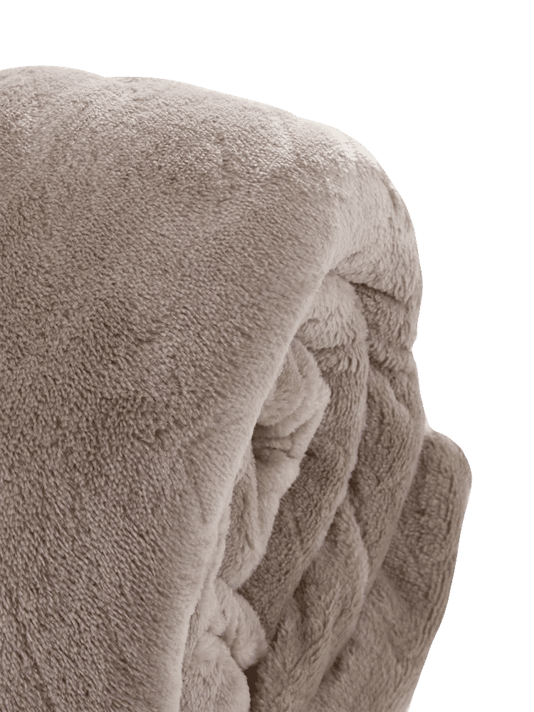 Single Bed Beige Throw (1)