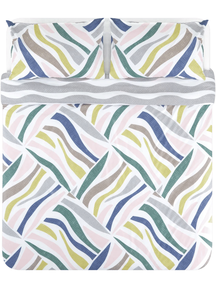 Double Bed Avalin Print Duvet Cover