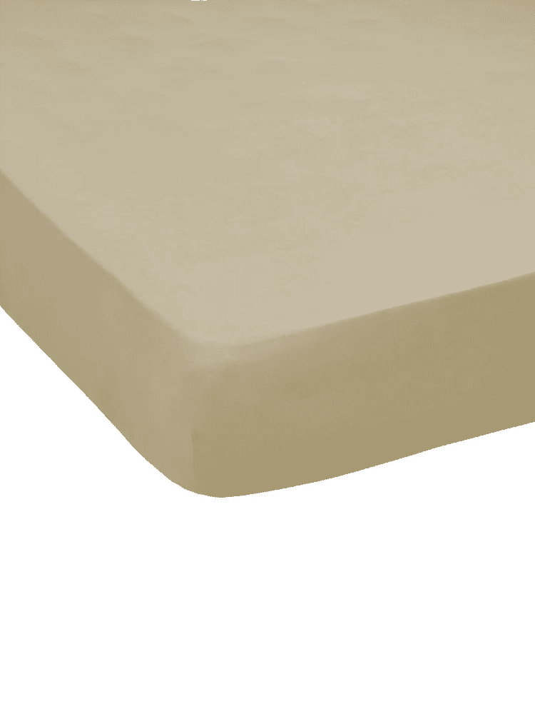 Natural Double Bed Fitted Sheet