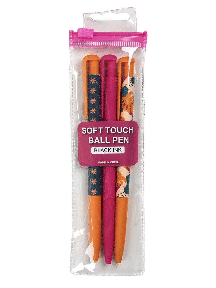 3 Pack Soft Grip Pens (1)