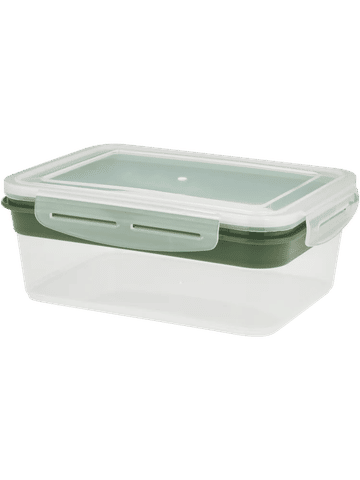 Rectangular Clip Lock Food Container