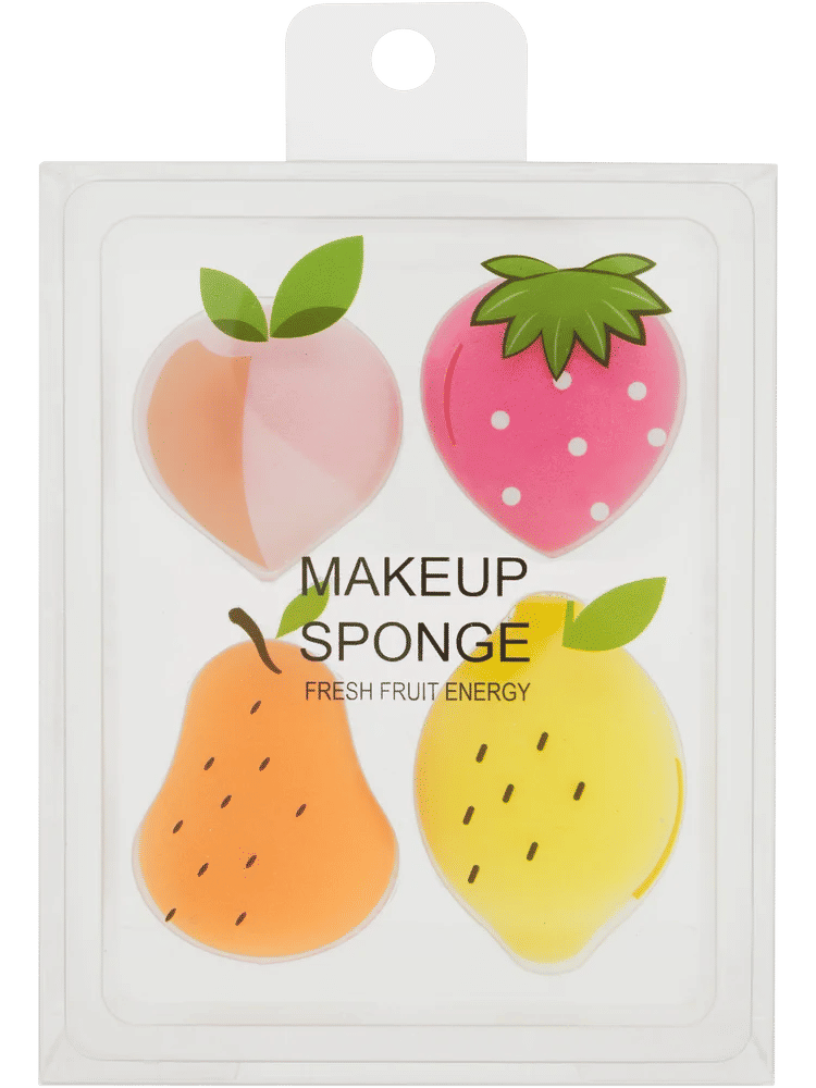 4 Piece Fruit Shaped Makeup Sponges (1)