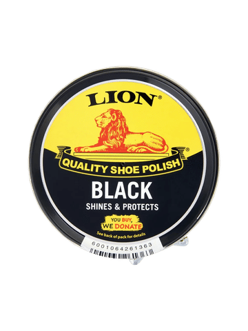 Lion Shoe Polish 100ml Black