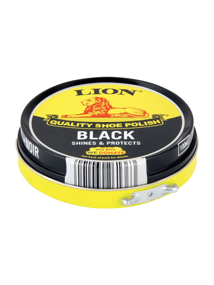 Lion Shoe Polish 100ml Black (1)