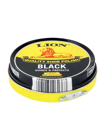 Lion Shoe Polish 100ml Black