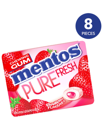 Mentos gum Blister 8 Piece Strawberry