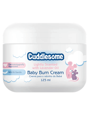 Cuddlesome Baby Bum Cream 125ml Lavender Oil