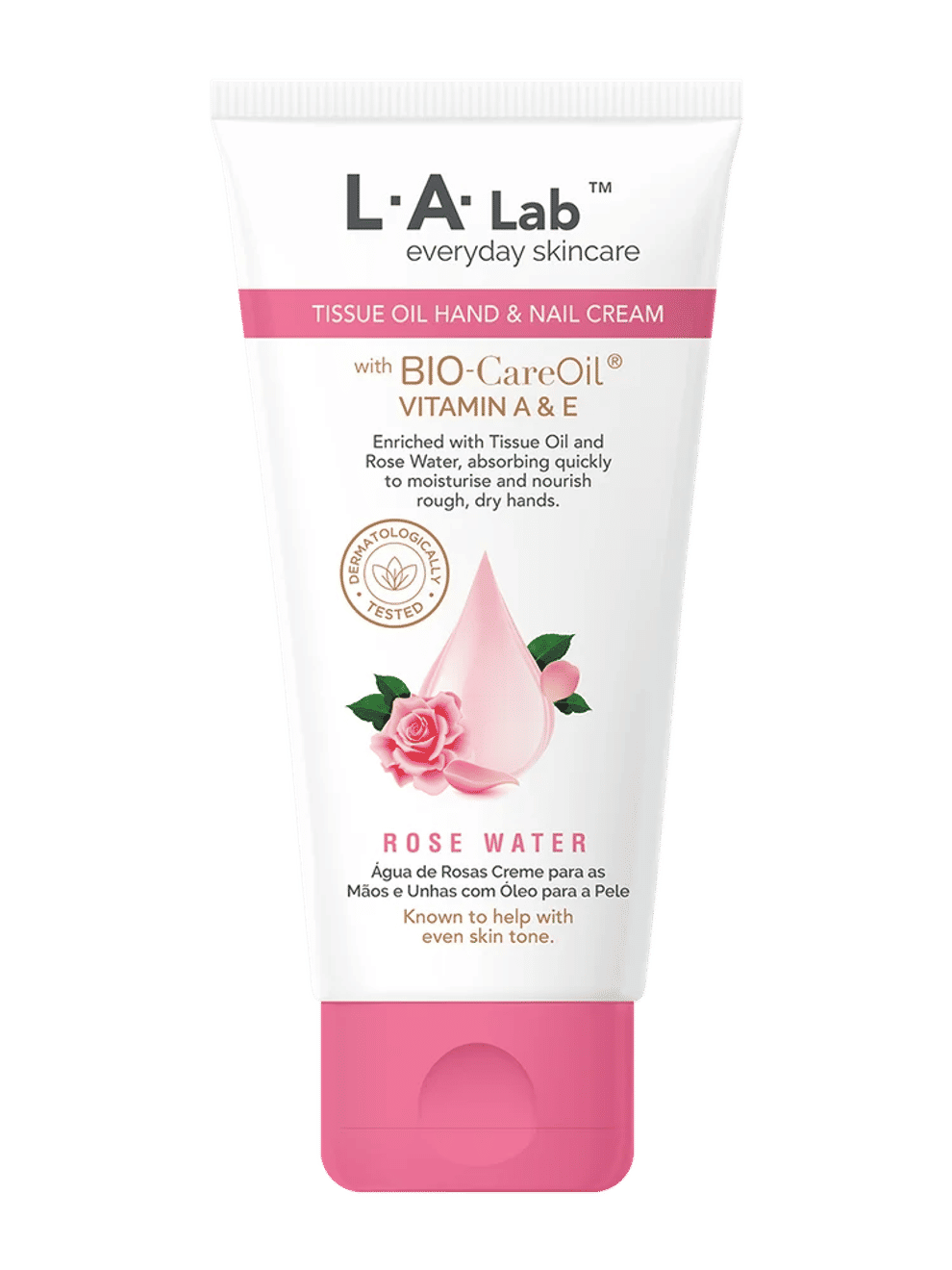 La Lab Tissue Oil Hand And Nail Cream 75ml Rose