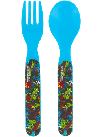 Hot Wheels Spoon & Fork Set