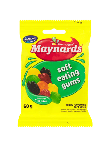 Maynards Soft Fruity gums 60g Sweets
