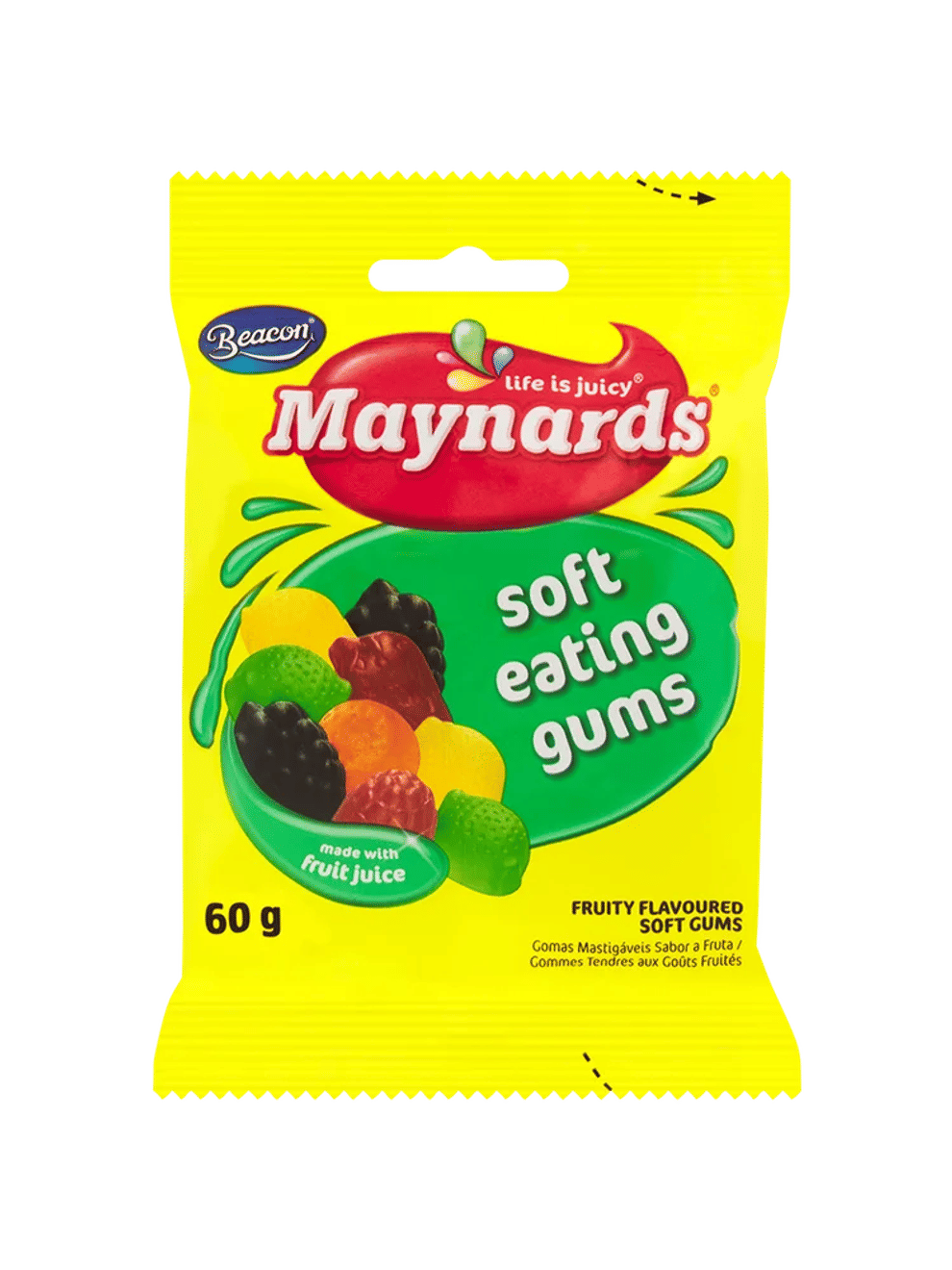 Maynards Soft Fruity gums 60g Sweets