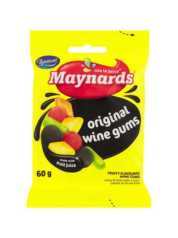 Maynards Mini Original Wine gums 60g Sweets