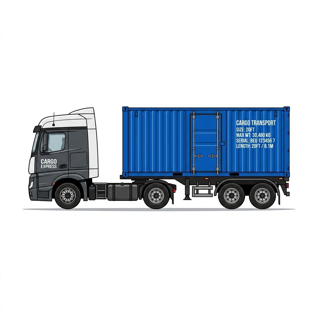 20ft Container Truck