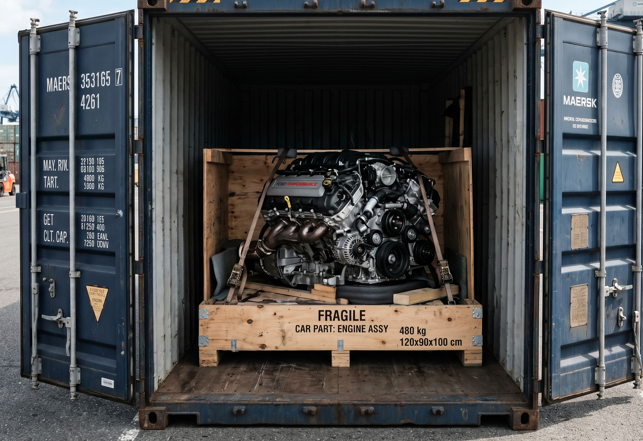 Automotive recycling process with machinery