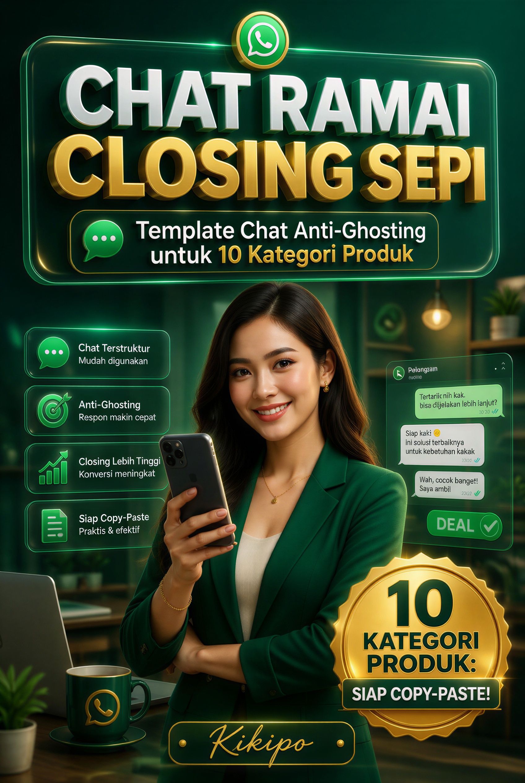Cover ebook Chat Ramai Closing Sepi