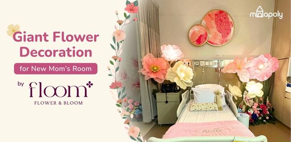 FLOOM, Giant Flower Decoration to Celebrate The Day of Birth