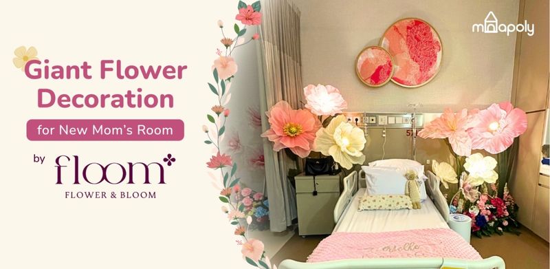 FLOOM, Giant Flower Decoration to Celebrate The Day of Birth 