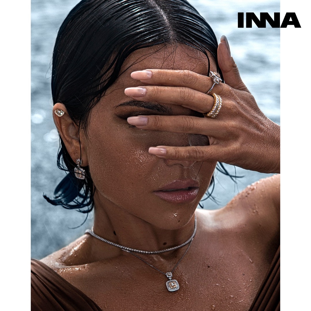 inel din aur galben de 18K cu Diamante naturale  2