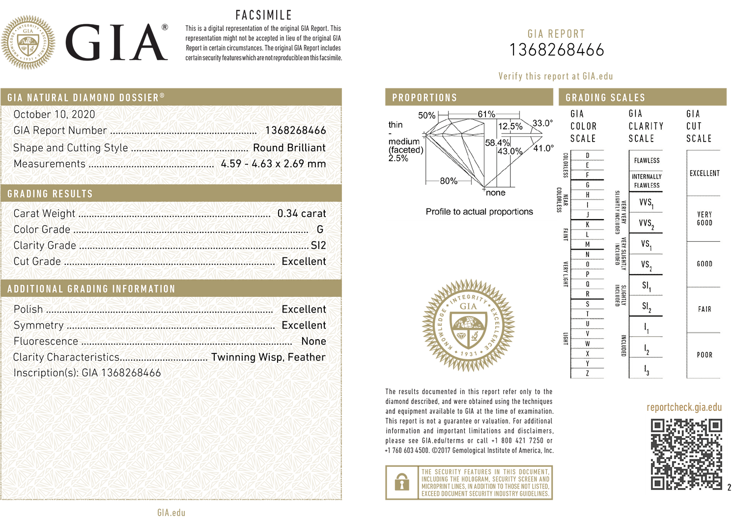 inel din aur alb de 18K cu Diamant natural certificat GIA  5