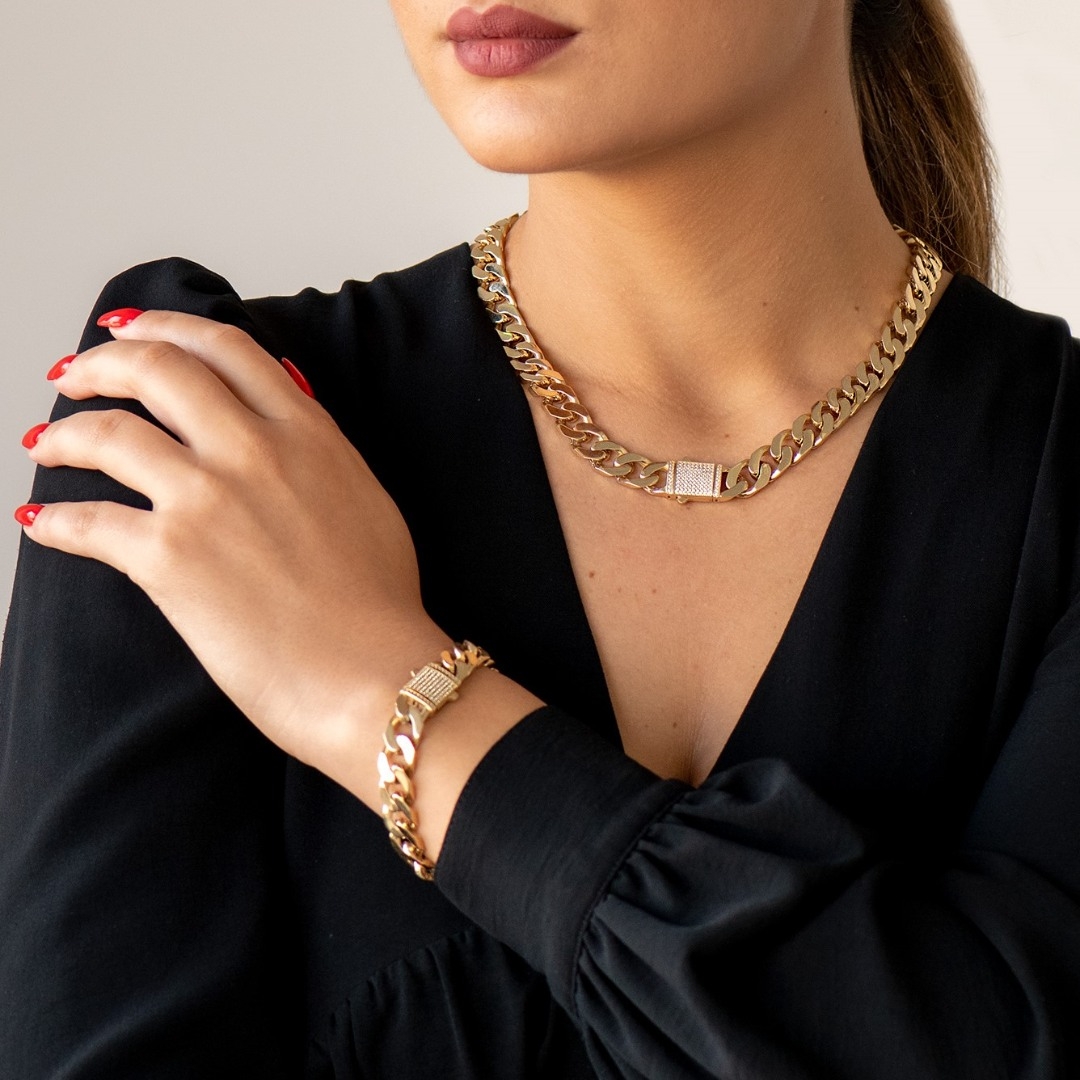 brățară din aur galben de 14K  2