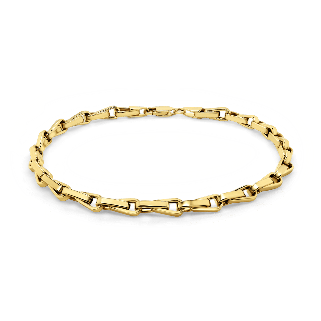 brățară din aur galben de 14K  