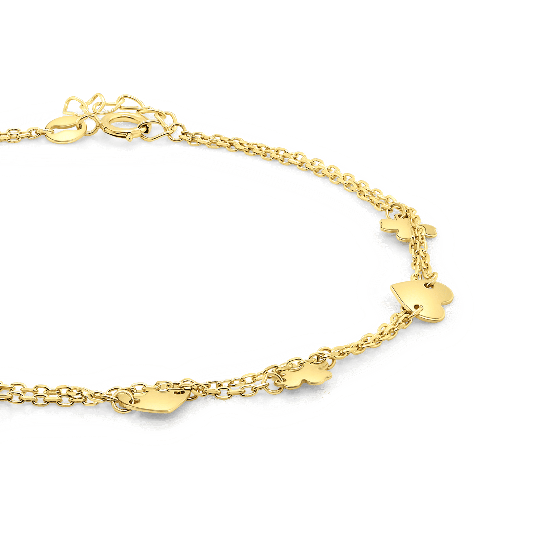 brățară din aur galben de 14K  2