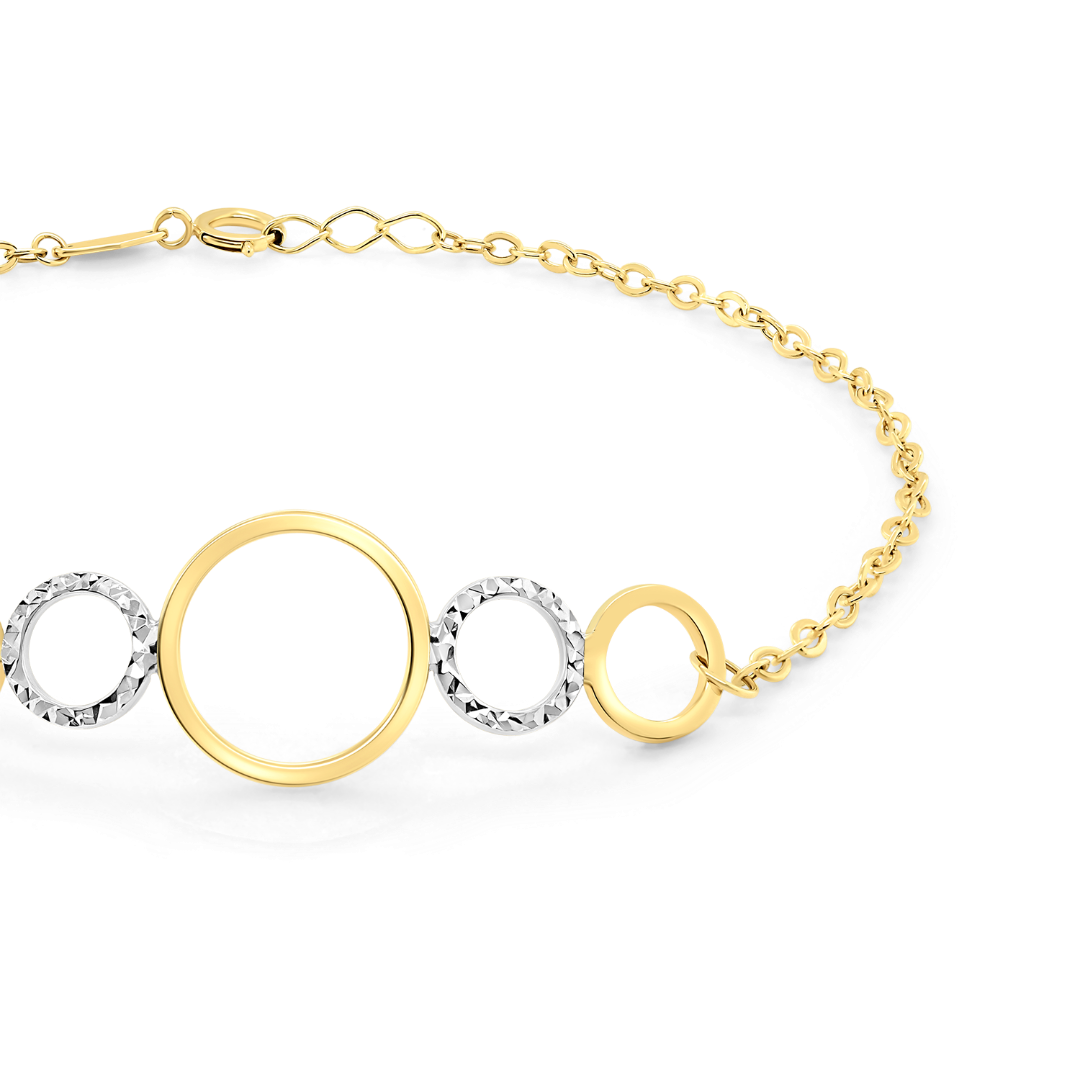 brățară din aur galben de 14K  2