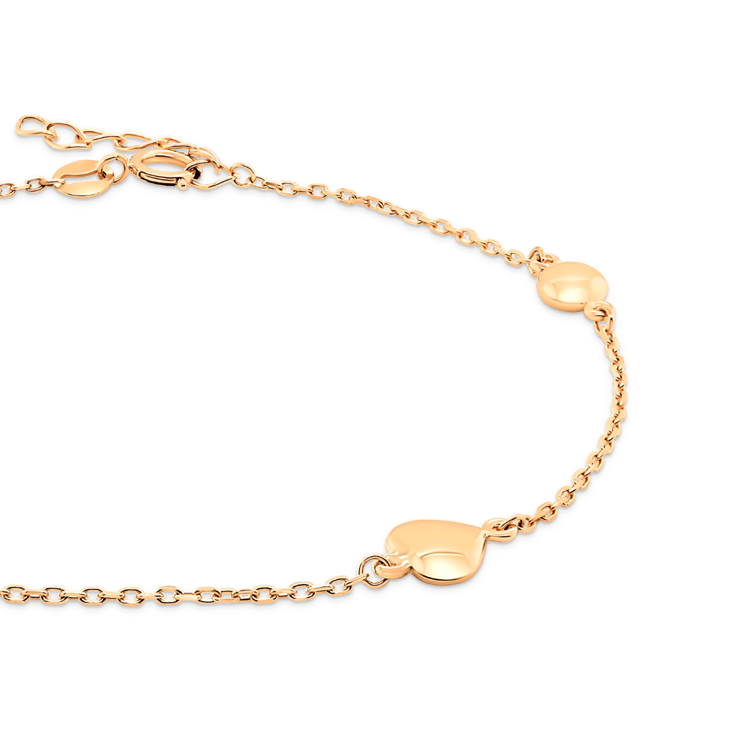 brățară din aur roz de 14K  2