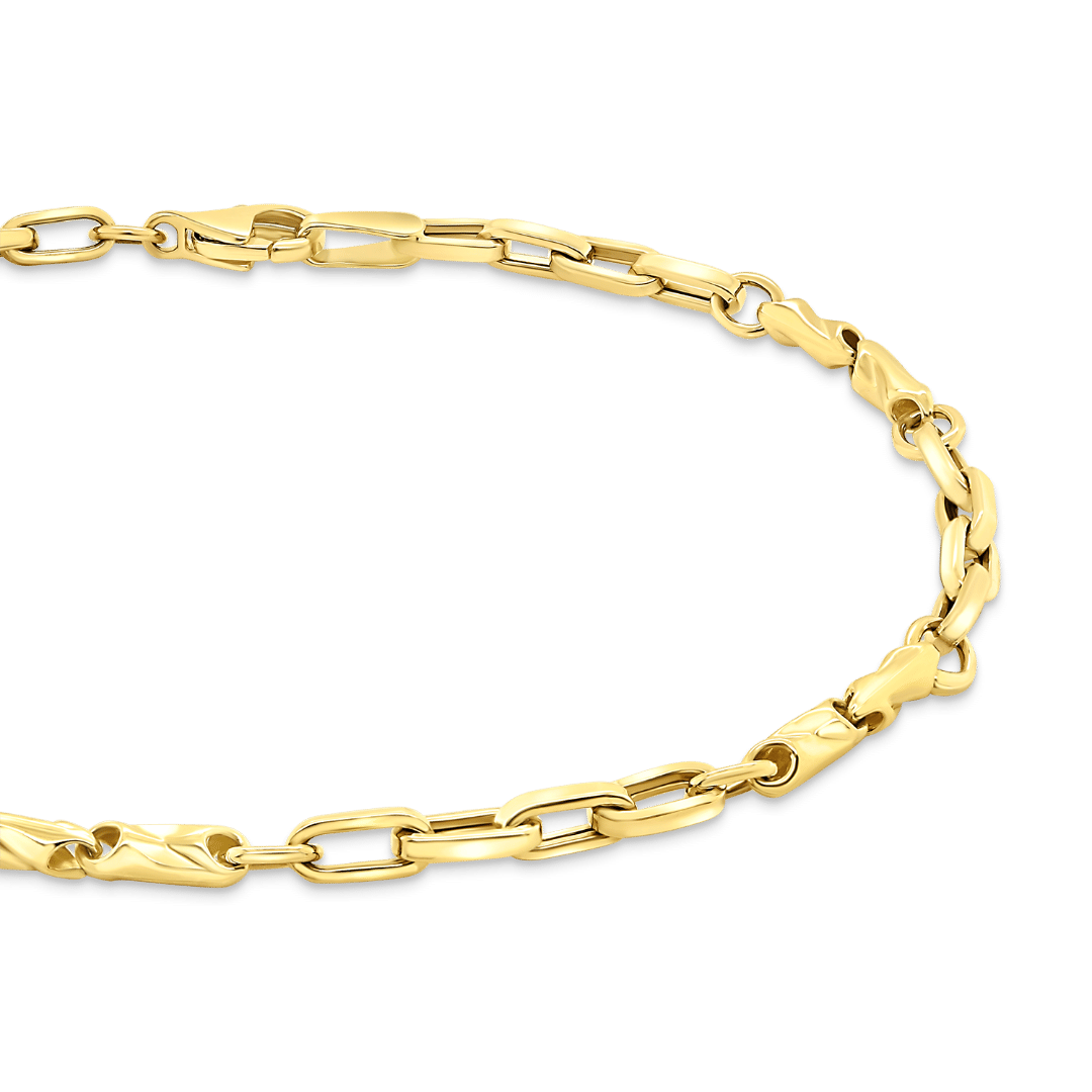 brățară din aur galben de 14K  2