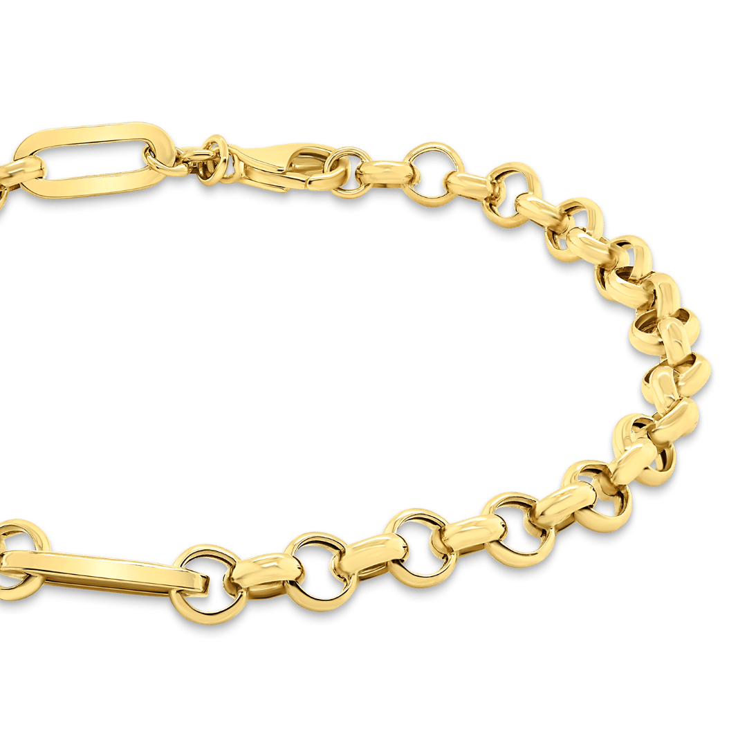 brățară din aur galben de 14K  2