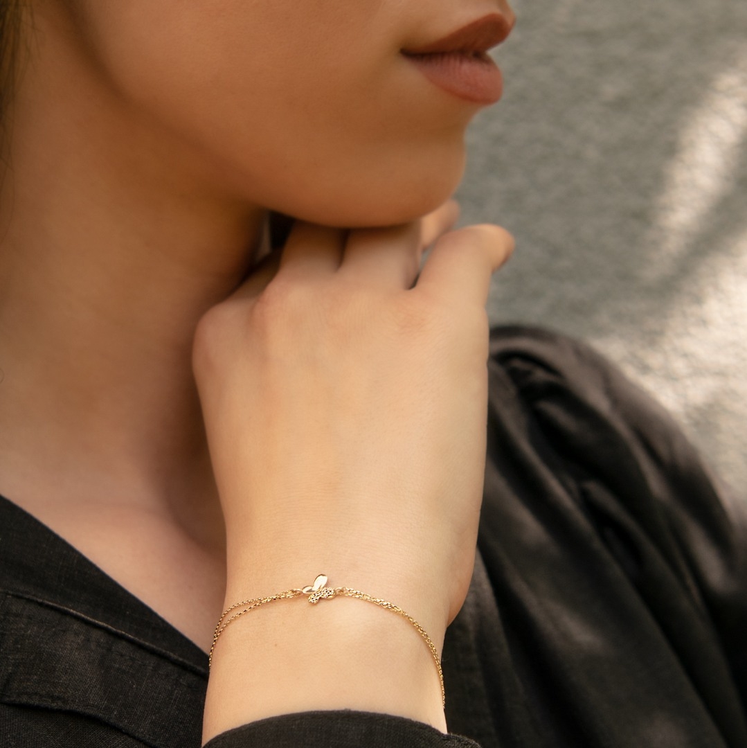 brățară din aur galben de 14K  2