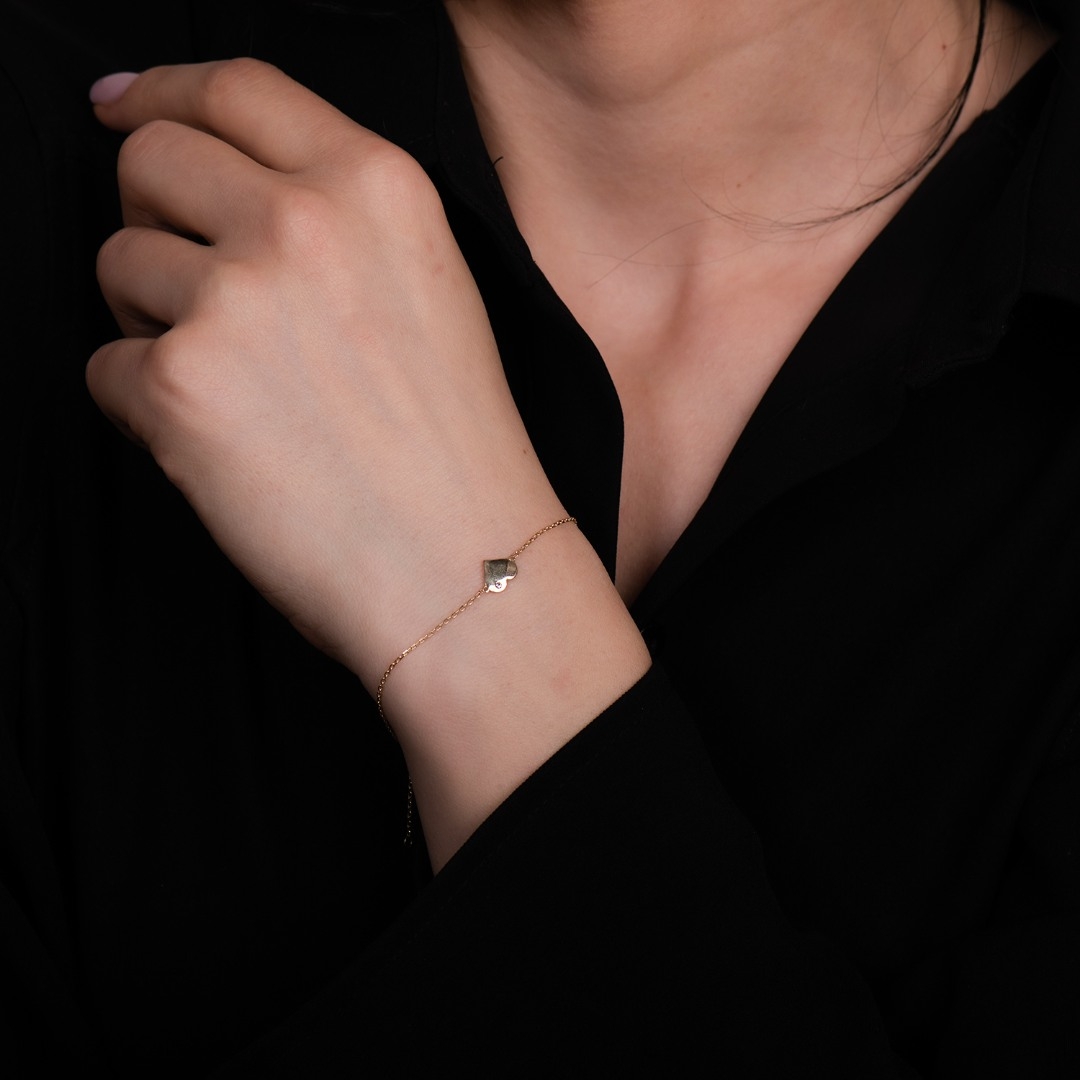 brățară din aur galben de 14K  2