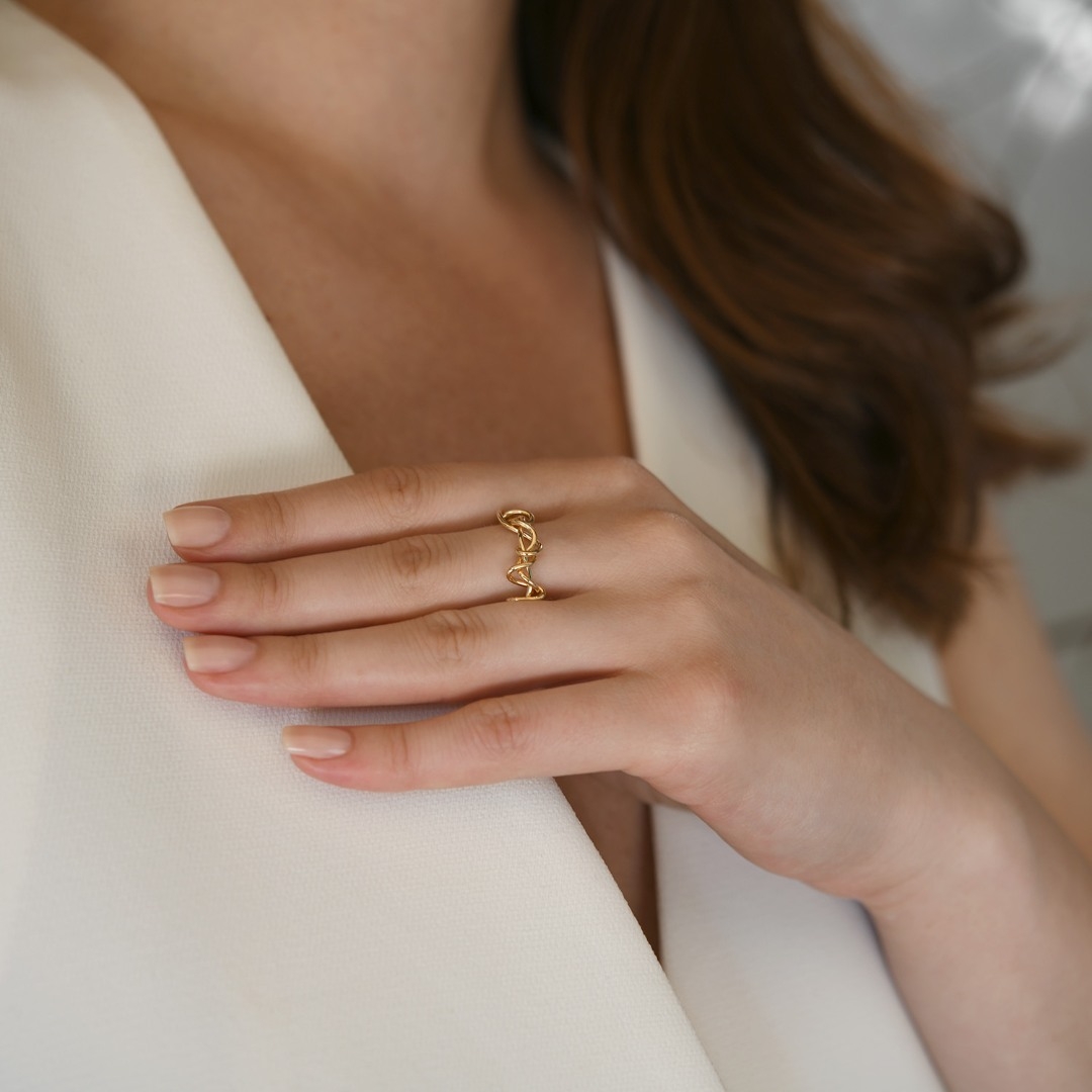 Inel din aur galben de 14K