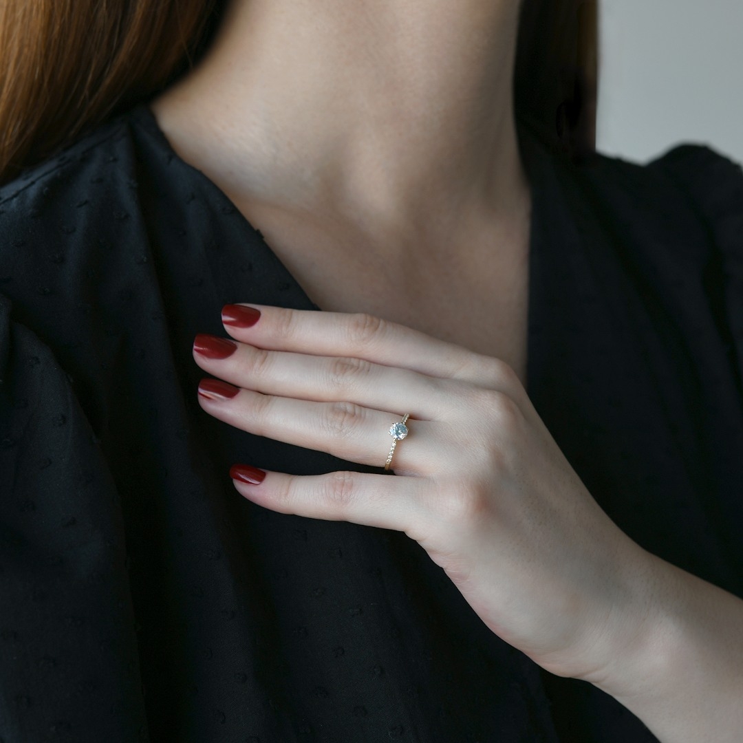 Inel din aur galben de 14K