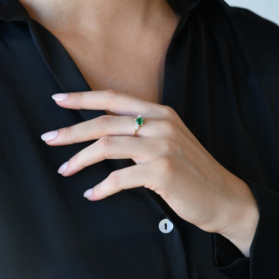 inel din aur galben de 14K  2