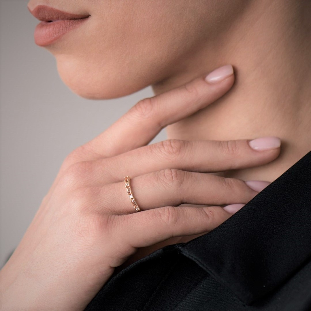 inel din aur galben de 14K  2