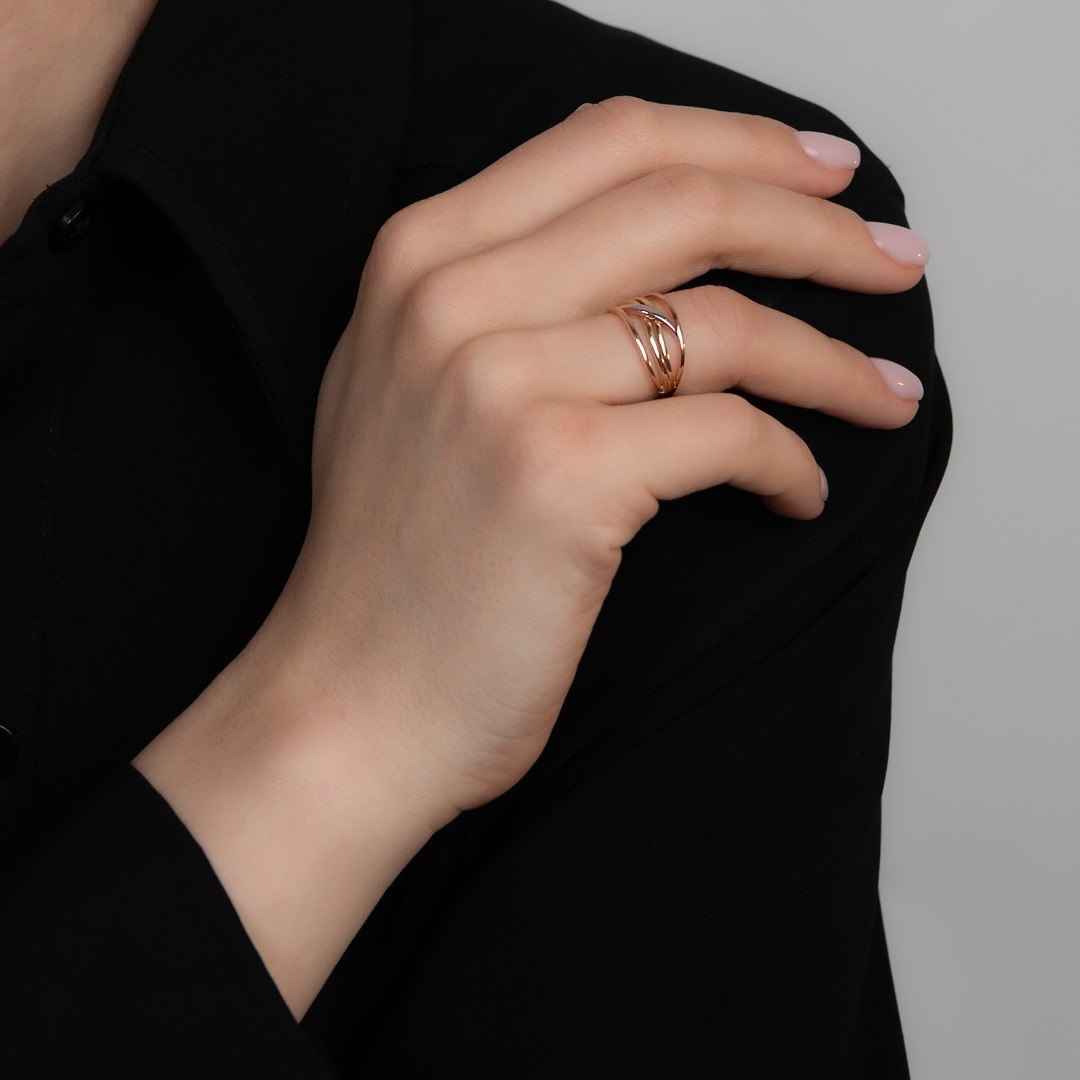 inel din aur galben de 14K  2