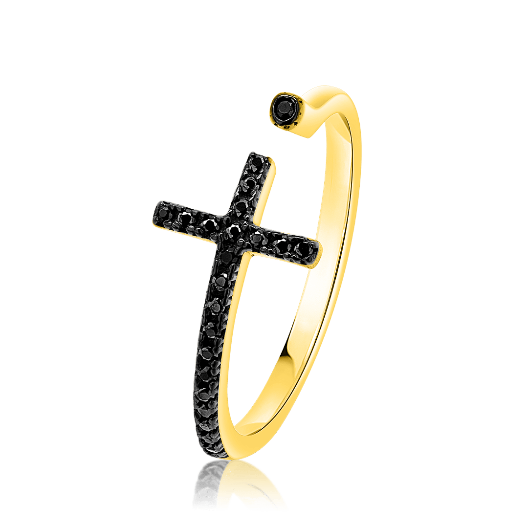 inel din aur galben de 14K  