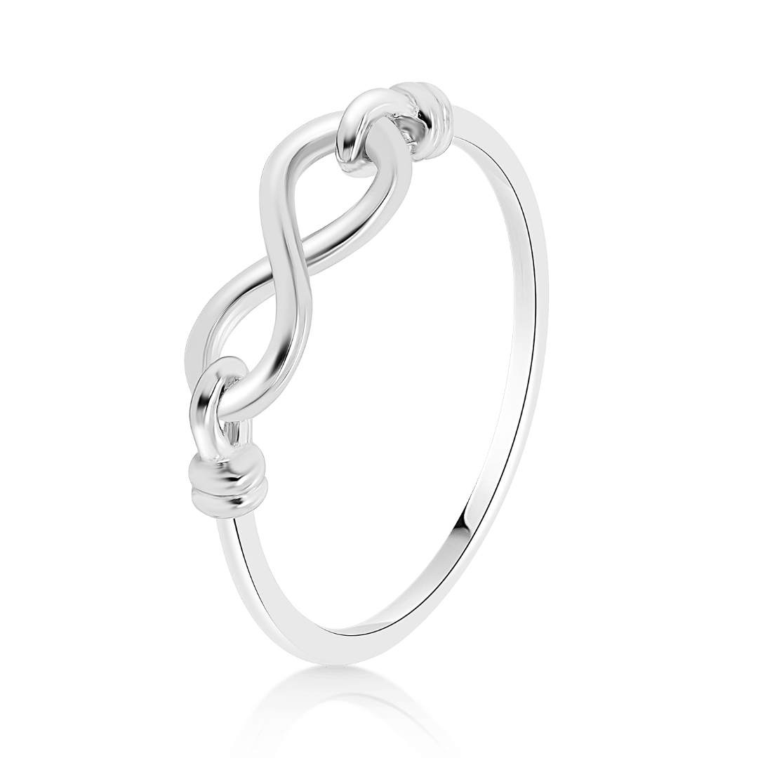 Inel din aur alb de 14K