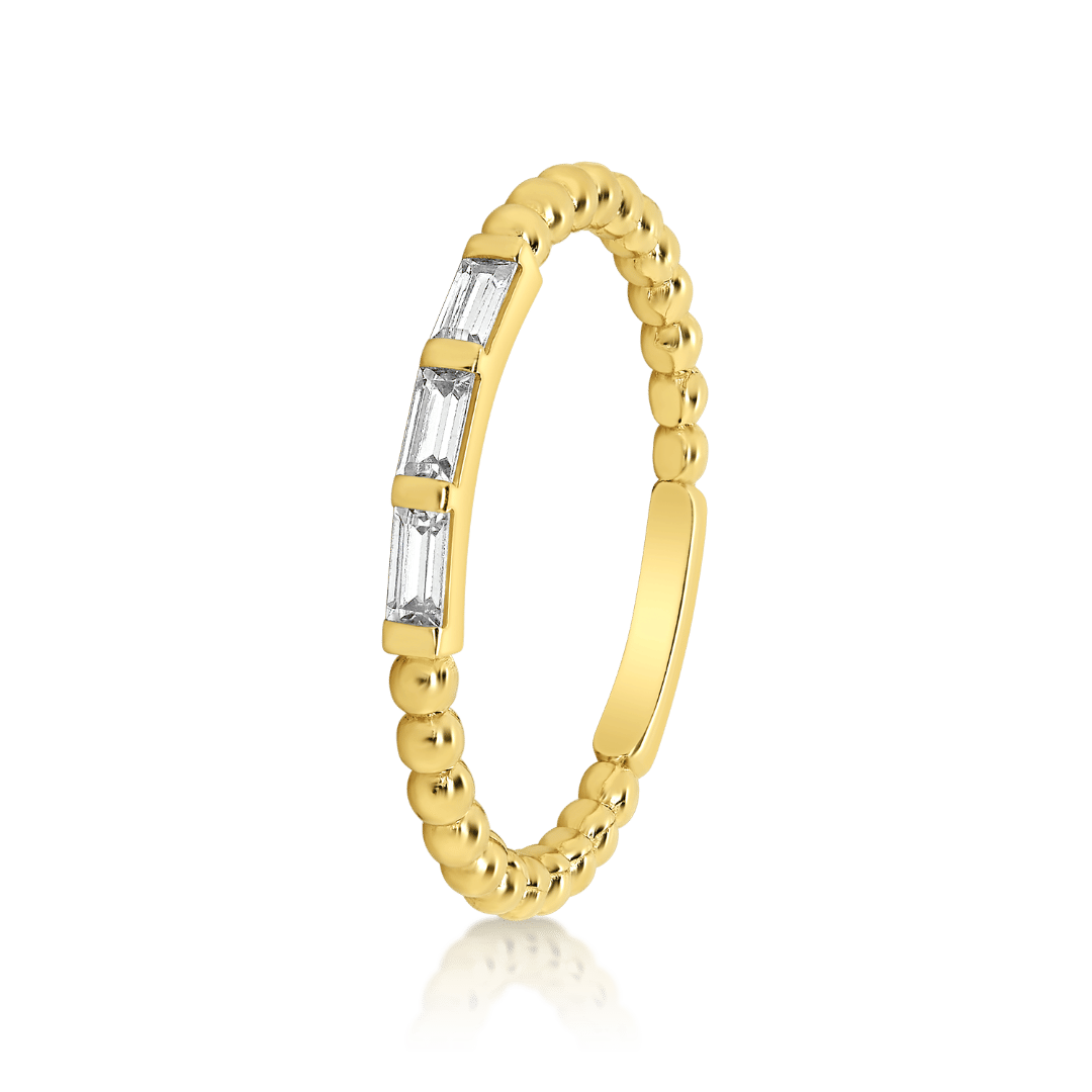 inel din aur galben de 14K  