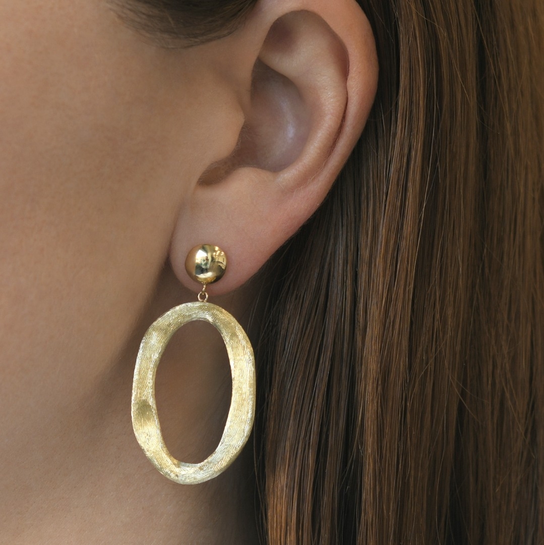 cercei din aur galben de 14K  2