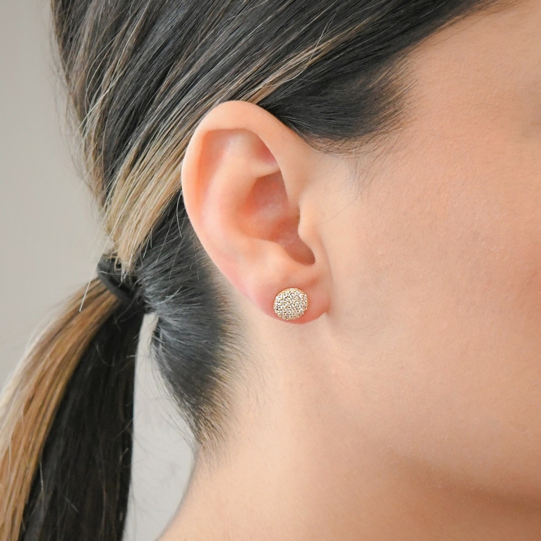 cercei din aur galben de 14K  2