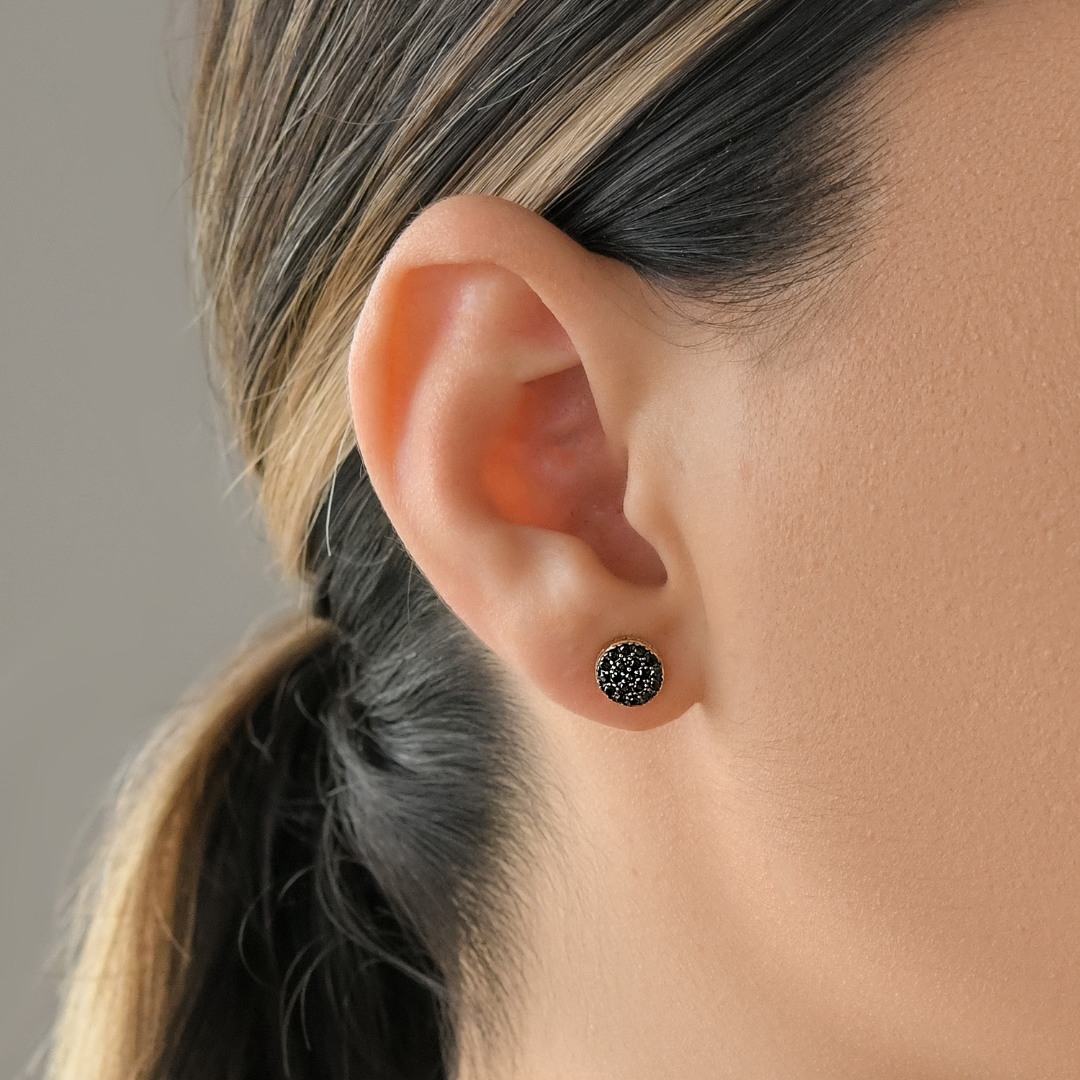 cercei din aur galben de 14K  2