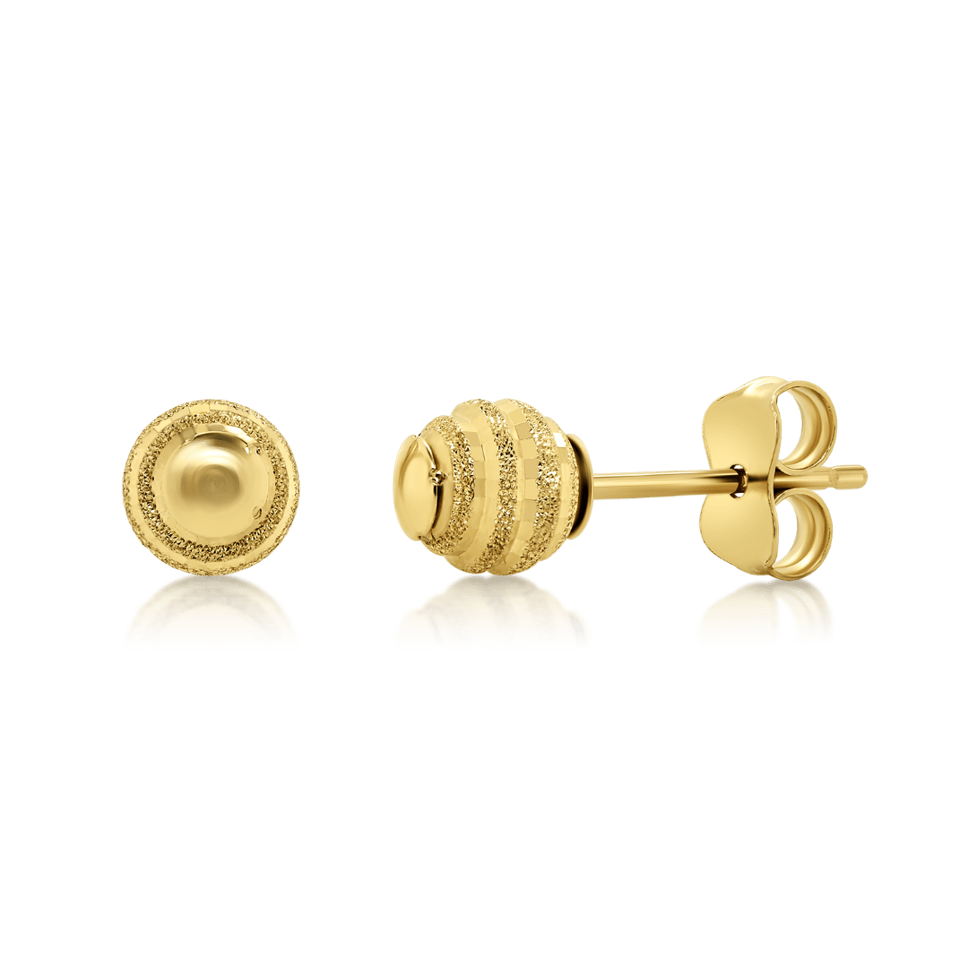 cercei din aur galben de 14K  