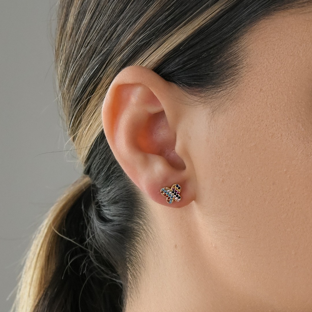 cercei din aur galben de 14K  2