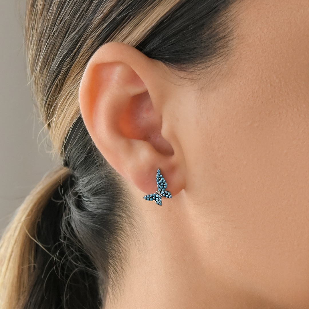 cercei din aur galben de 14K  2